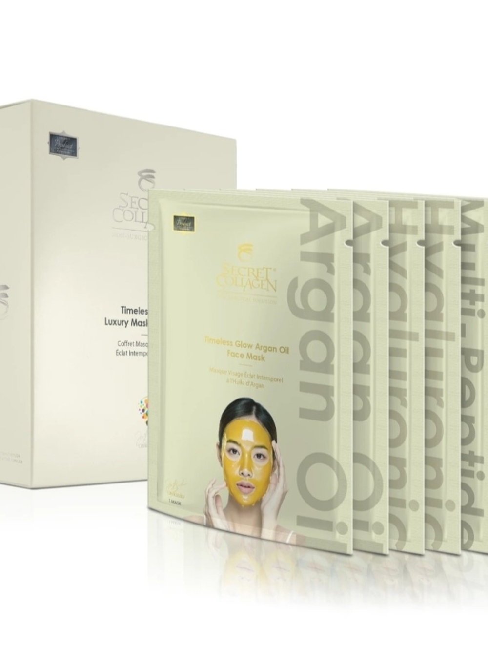 Secret Collagen Timeless Glow Multi-Peptide Face Masks